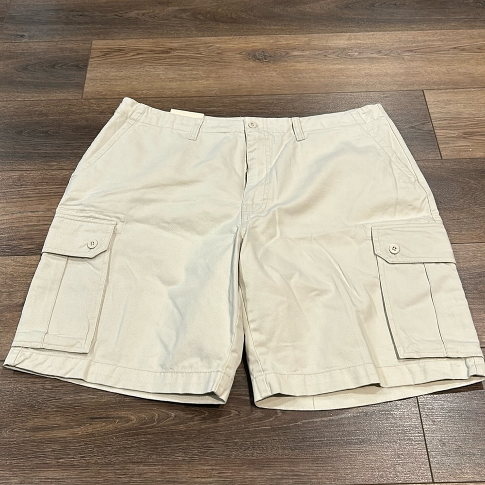 Bass Dusty Khaki Cargo Shorts 38